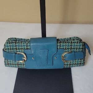 Banana Republic Teal and Green Clutch